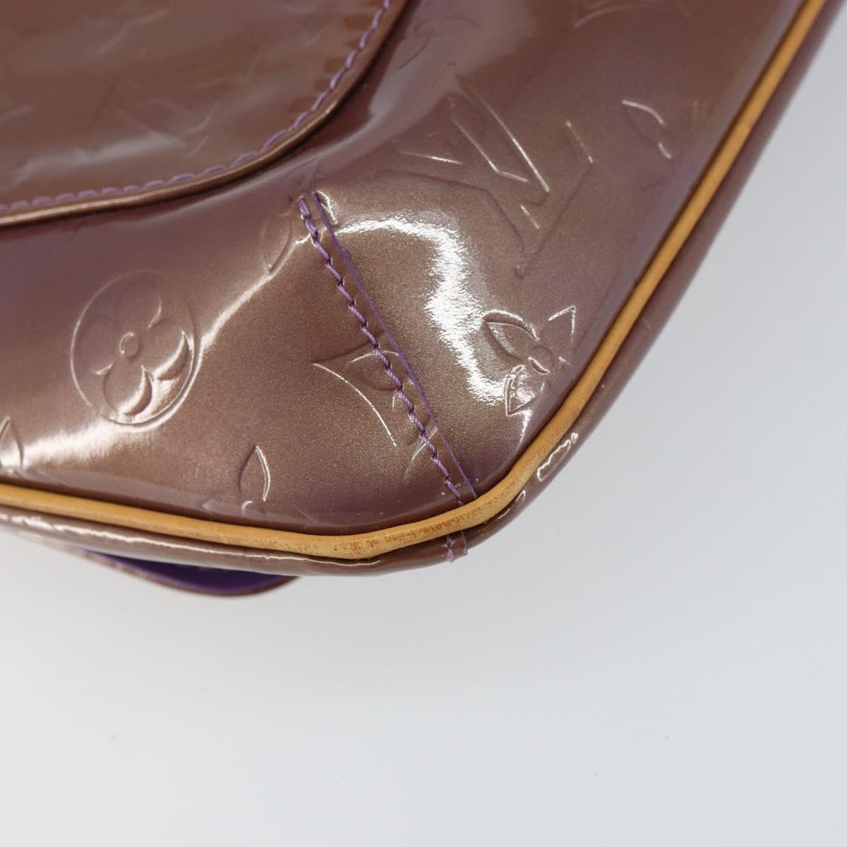 LOUIS VUITTON Monogram Vernis Thompson Street Bag Viole M91095 LV Auth 159208