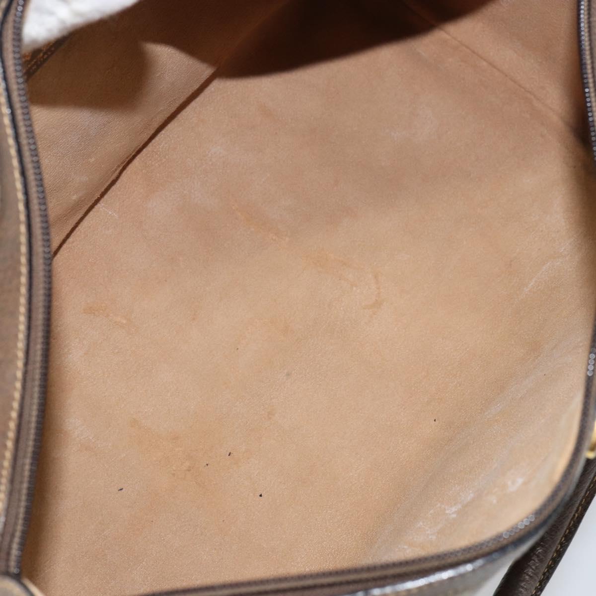 GUCCI GG Supreme Web Sherry Line Boston Bag PVC Beige Gold 378 02 07 Auth 159211