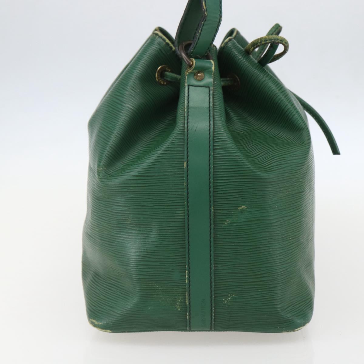 LOUIS VUITTON Epi Petit Noe Shoulder Bag Green M44104 LV Auth 159220