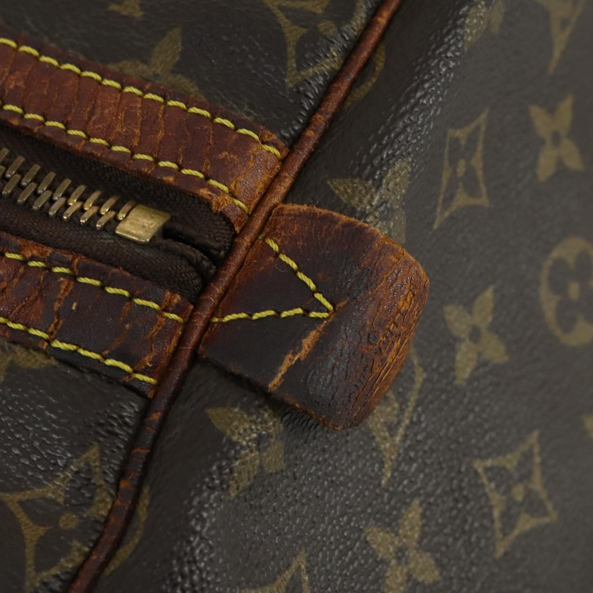 LOUIS VUITTON Monogram Sac Souple 55 Boston Bag M41622 LV Auth 159223