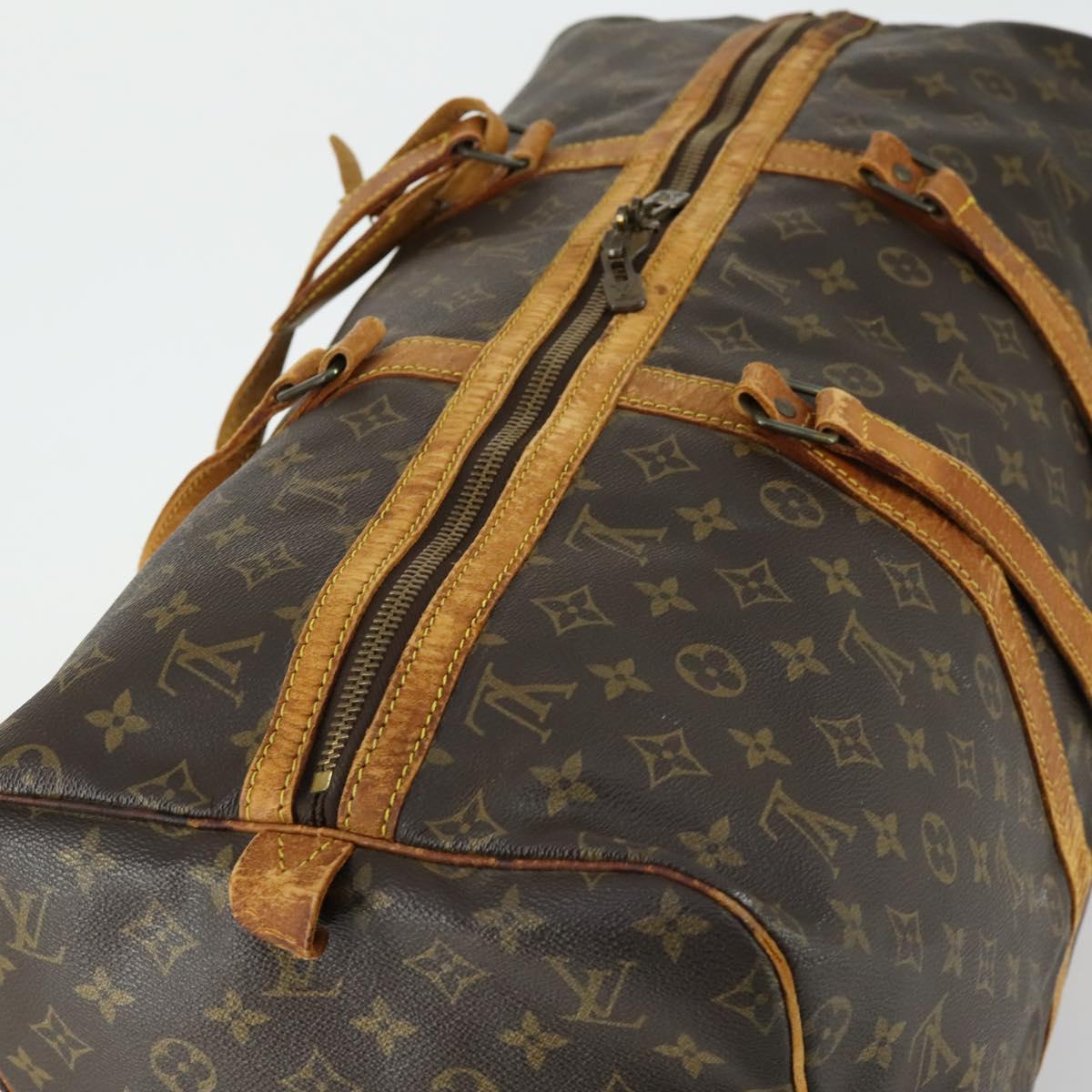 LOUIS VUITTON Monogram Sac Souple 55 Boston Bag M41622 LV Auth 159223