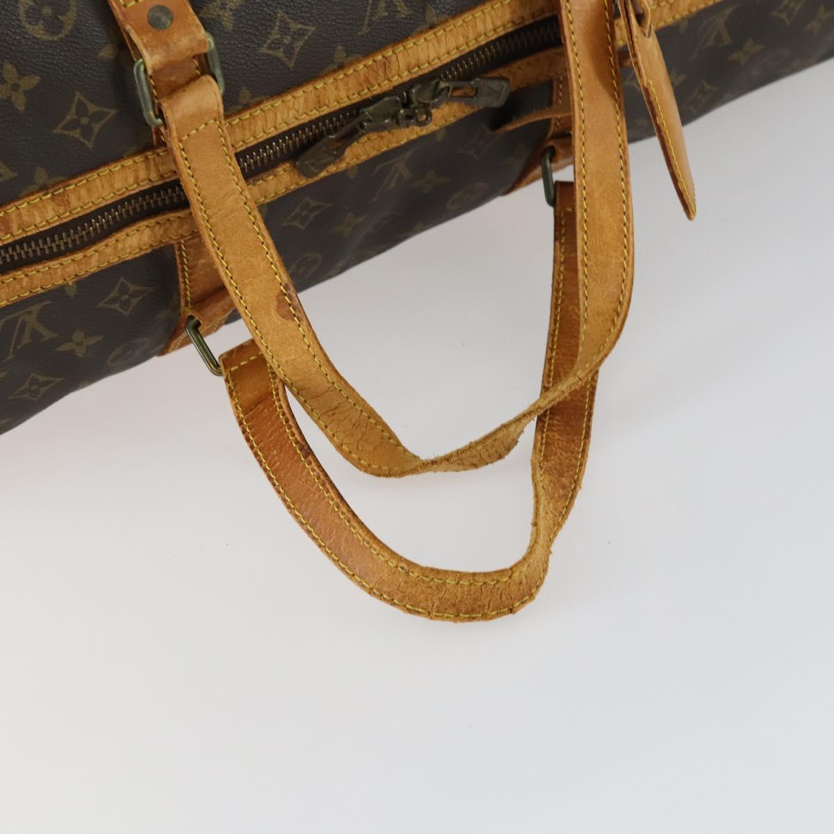 LOUIS VUITTON Monogram Sac Souple 55 Boston Bag M41622 LV Auth 159223