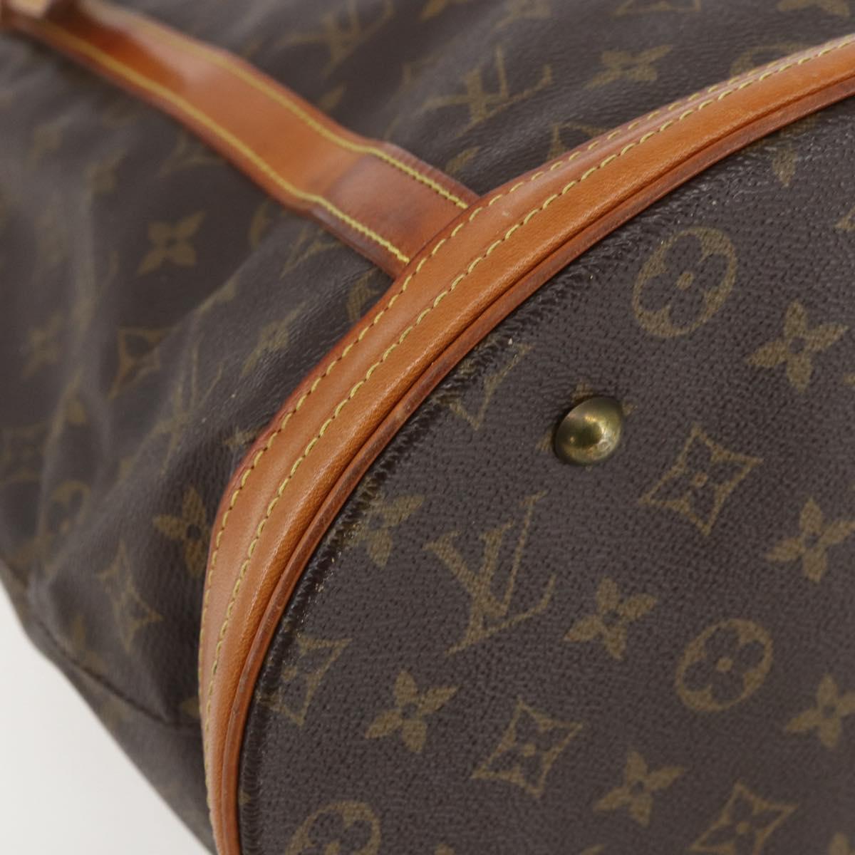 LOUIS VUITTON Monogram Bucket GM Shoulder Bag M42236 LV Auth 159224