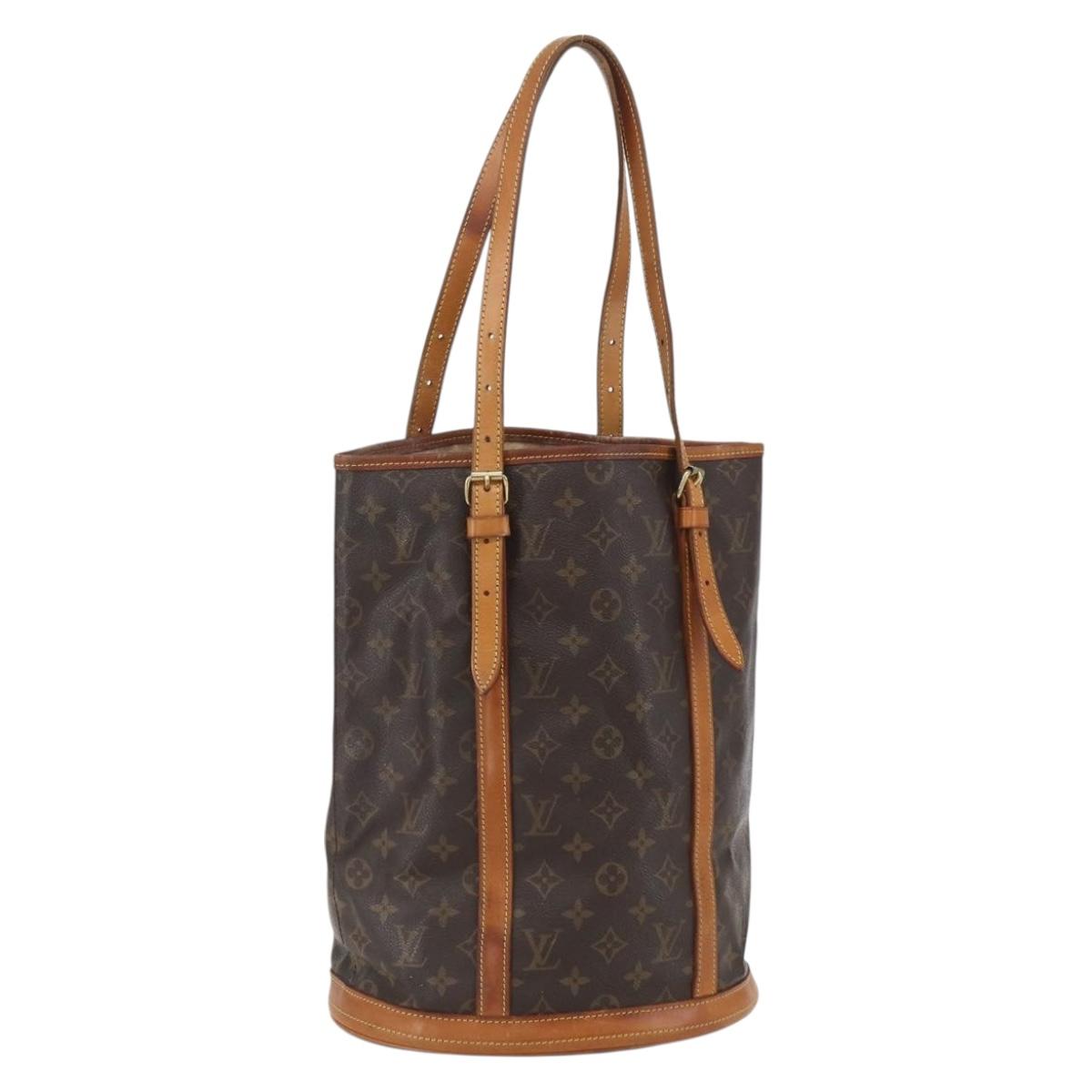 LOUIS VUITTON Monogram Bucket GM Shoulder Bag M42236 LV Auth 159224