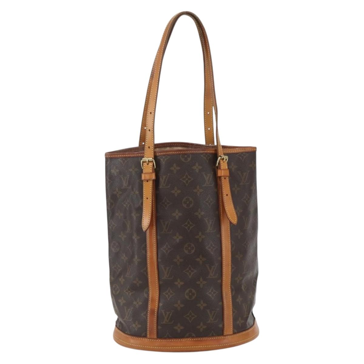 LOUIS VUITTON Monogram Bucket GM Shoulder Bag M42236 LV Auth 159224