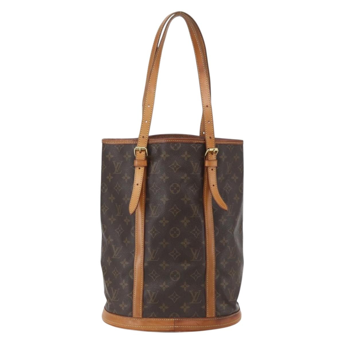 LOUIS VUITTON Monogram Bucket GM Shoulder Bag M42236 LV Auth 159224