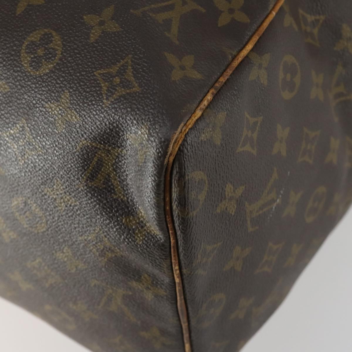 LOUIS VUITTON Monogram Sac Souple 45 Boston Bag M41624 LV Auth 159241
