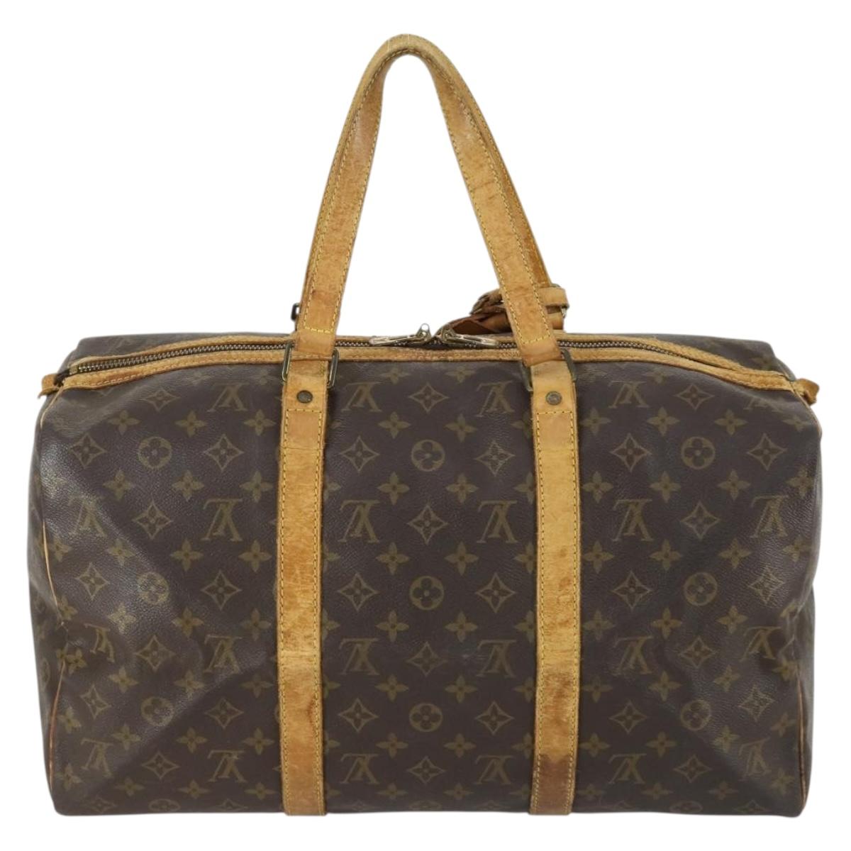 LOUIS VUITTON Monogram Sac Souple 45 Boston Bag M41624 LV Auth 159241