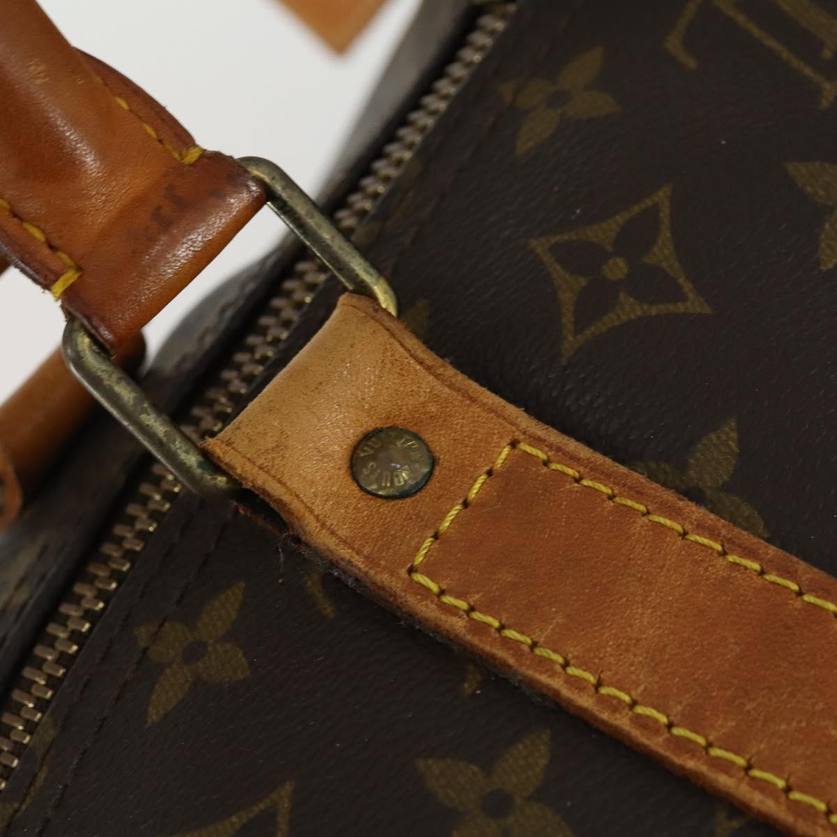 LOUIS VUITTON Monogram Keepall Bandouliere 60 Boston Bag M41412 LV Auth 159246