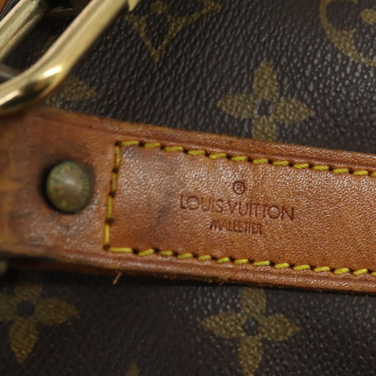 LOUIS VUITTON Monogram Keepall Bandouliere 60 Boston Bag M41412 LV Auth 159246