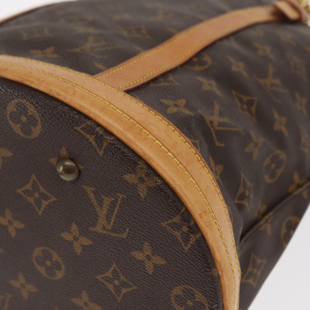 LOUIS VUITTON Monogram Bucket GM Shoulder Bag M42236 LV Auth 159247