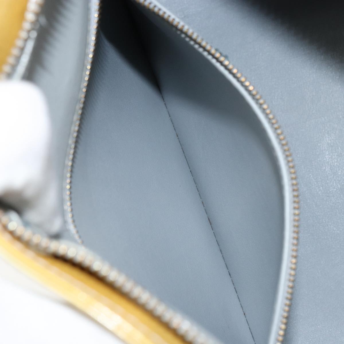 LOUIS VUITTON Monogram Vernis Houston Hand Bag Gris M91053 LV Auth 159249