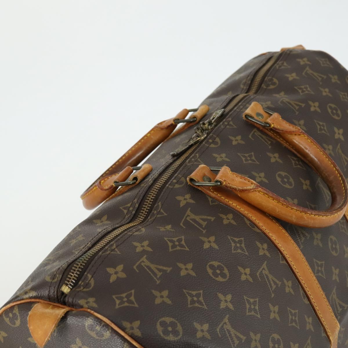 LOUIS VUITTON Monogram Keepall 50 Boston Bag M41426 LV Auth 159270
