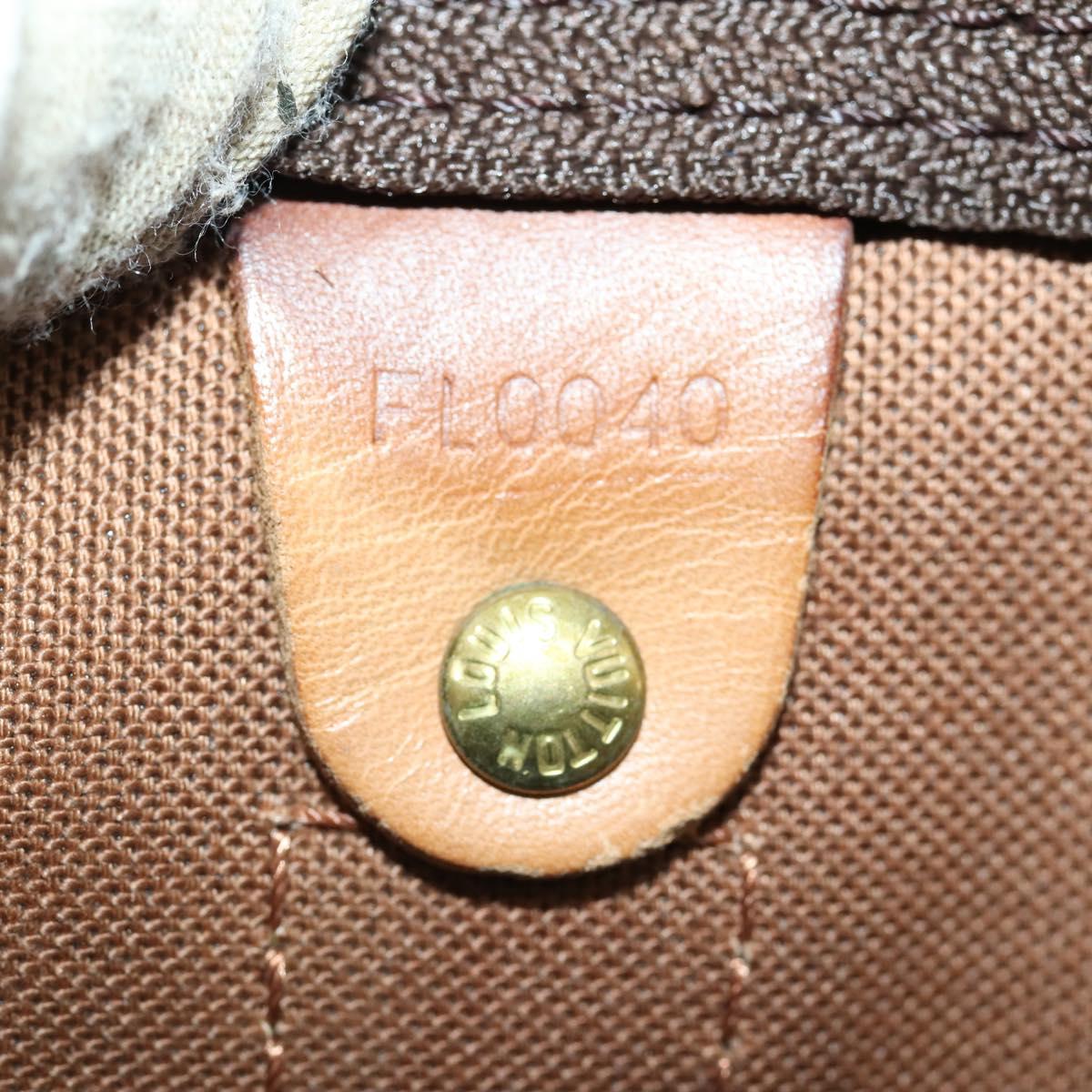 LOUIS VUITTON Monogram Keepall 55 Boston Bag M41424 LV Auth 159340