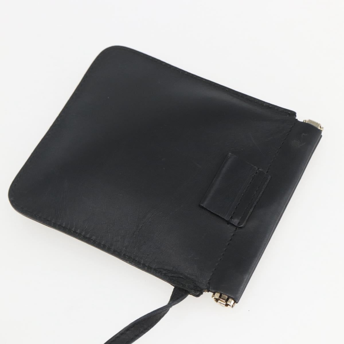 GUCCI Hand Bag Suede White Gold Auth 159346