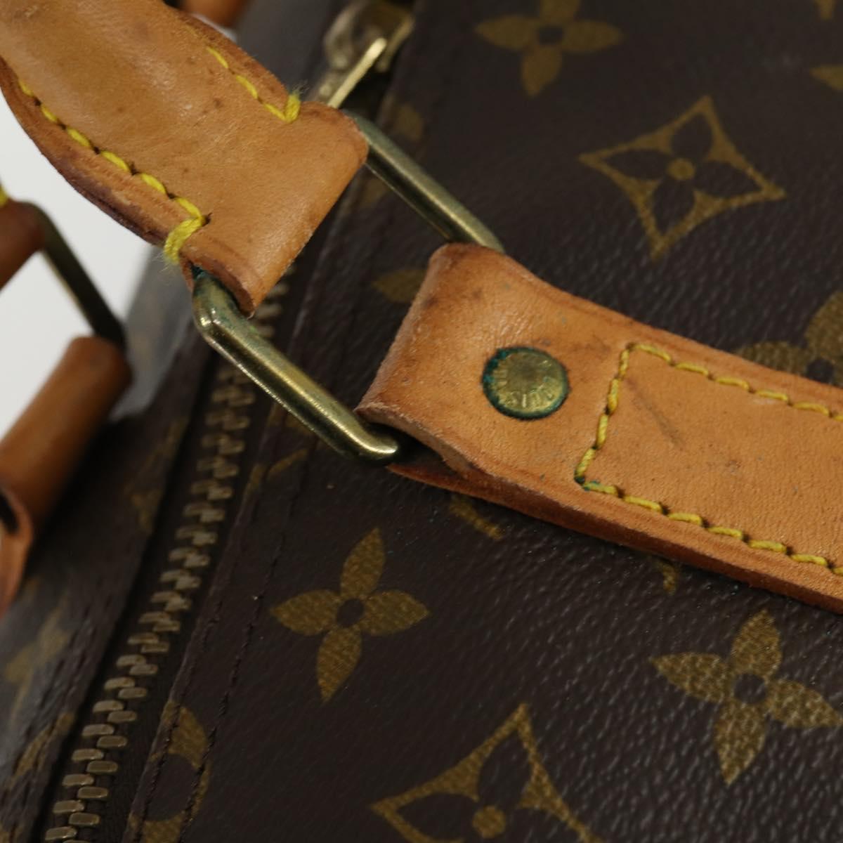 LOUIS VUITTON Monogram Keepall 60 Boston Bag M41422 LV Auth 159362