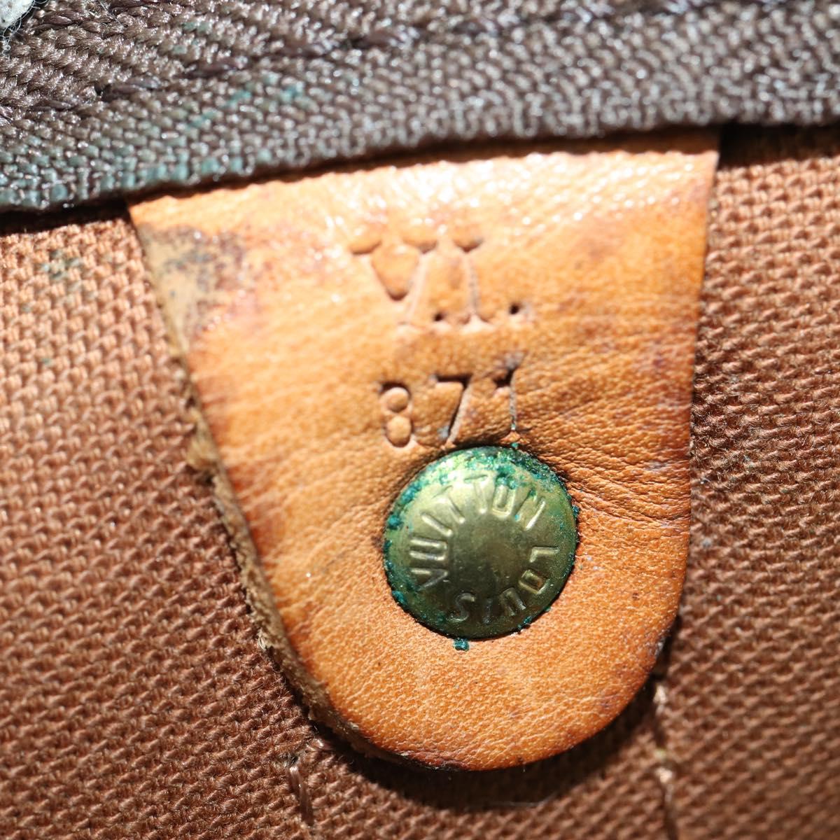 LOUIS VUITTON Monogram Keepall 60 Boston Bag M41422 LV Auth 159362