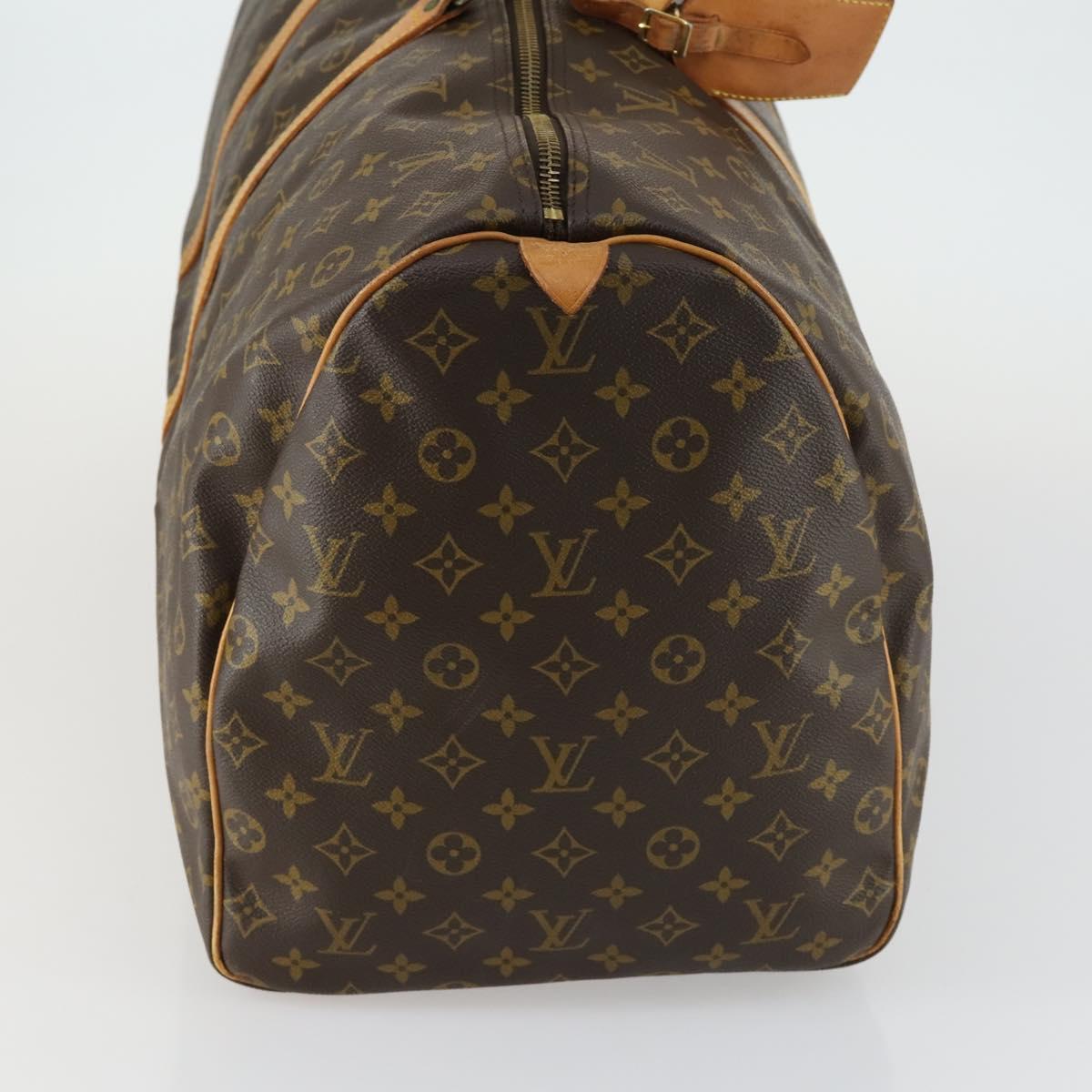 LOUIS VUITTON Monogram Keepall 60 Boston Bag M41422 LV Auth 159362