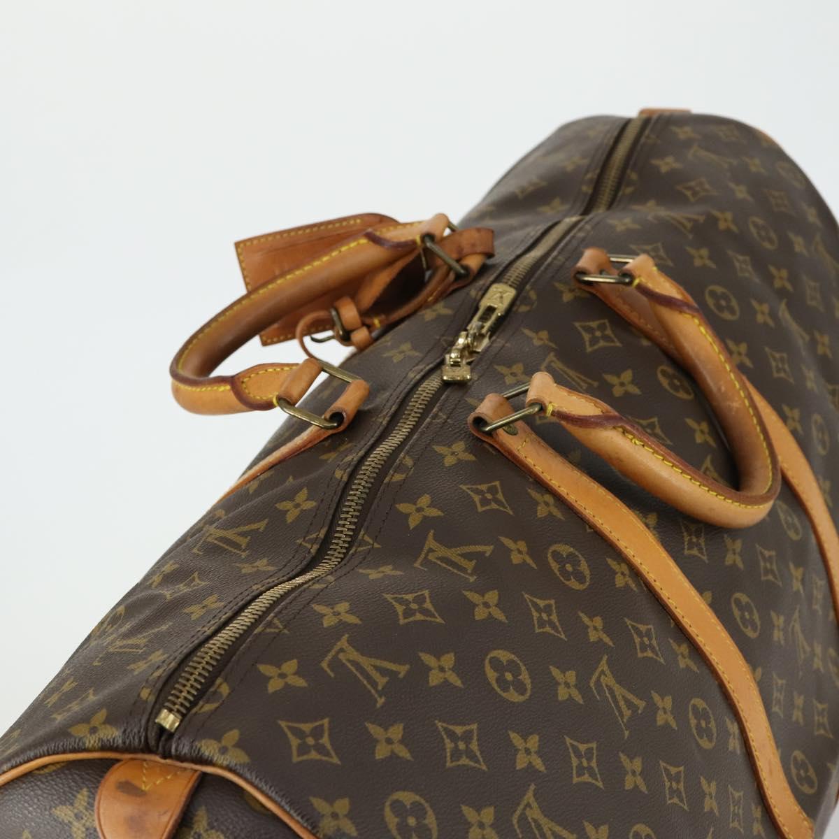 LOUIS VUITTON Monogram Keepall 60 Boston Bag M41422 LV Auth 159362