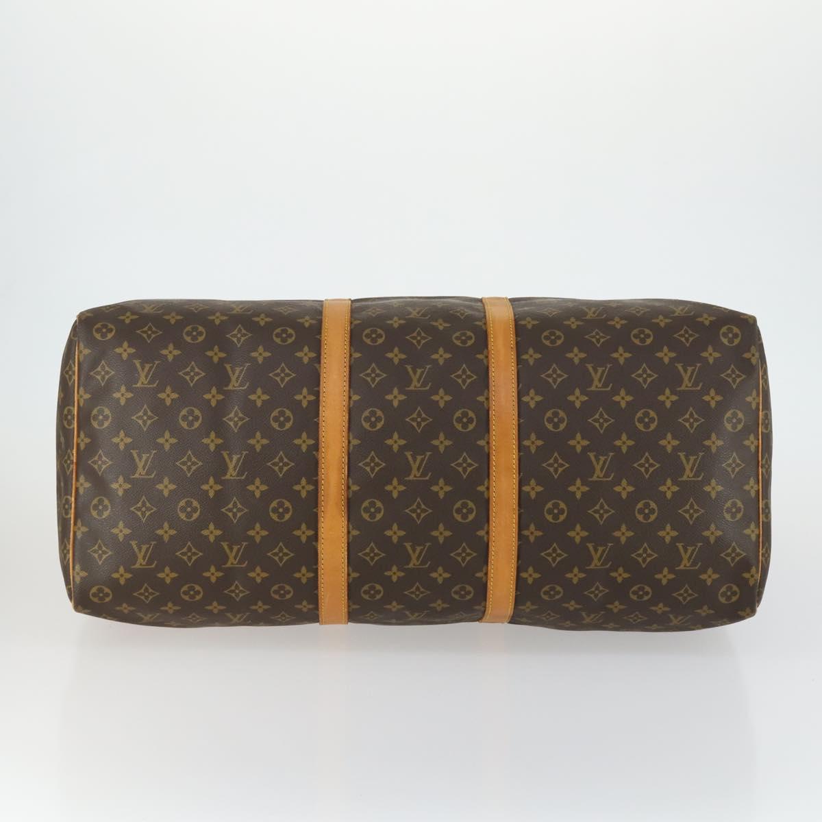 LOUIS VUITTON Monogram Keepall 60 Boston Bag M41422 LV Auth 159362