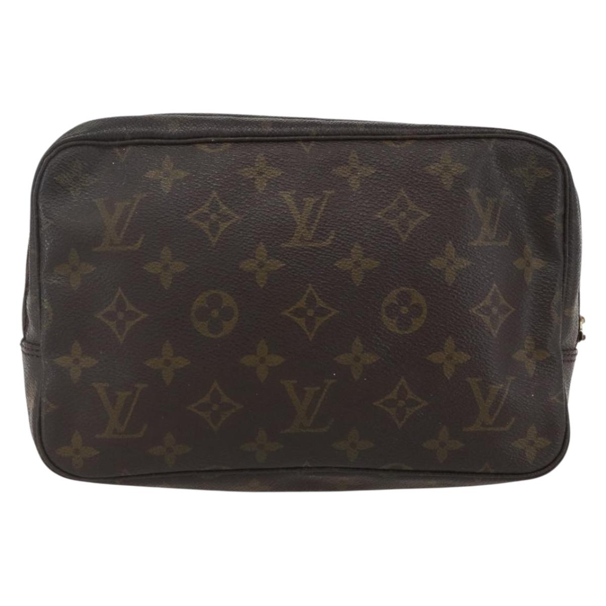 LOUIS VUITTON Monogram Trousse Toilette 23 Clutch Bag M47524 LV Auth 159364
