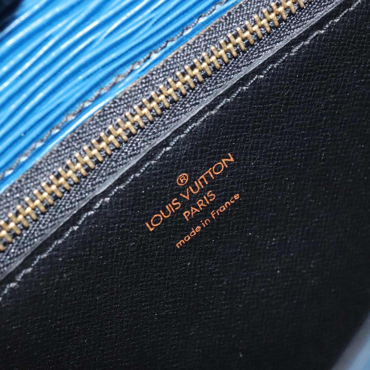LOUIS VUITTON Epi Saint Cloud GM Shoulder Bag Toledo Blue M52195 LV Auth 159383