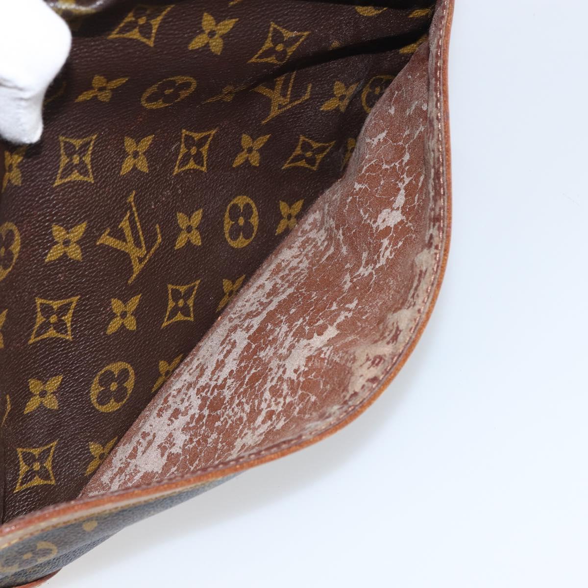LOUIS VUITTON Monogram Compiegne 28 Clutch Bag M51845 LV Auth 159387