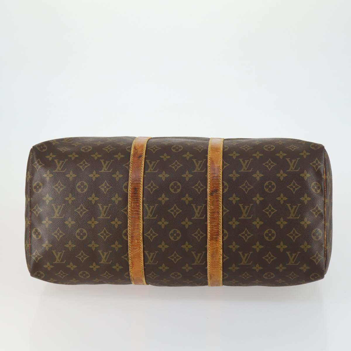 LOUIS VUITTON Monogram Keepall 50 Boston Bag M41426 LV Auth 159391