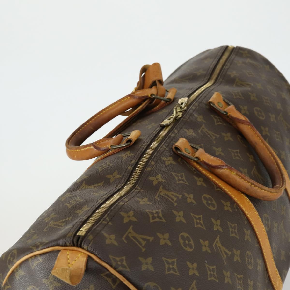 LOUIS VUITTON Monogram Keepall 55 Boston Bag M41424 LV Auth 159392