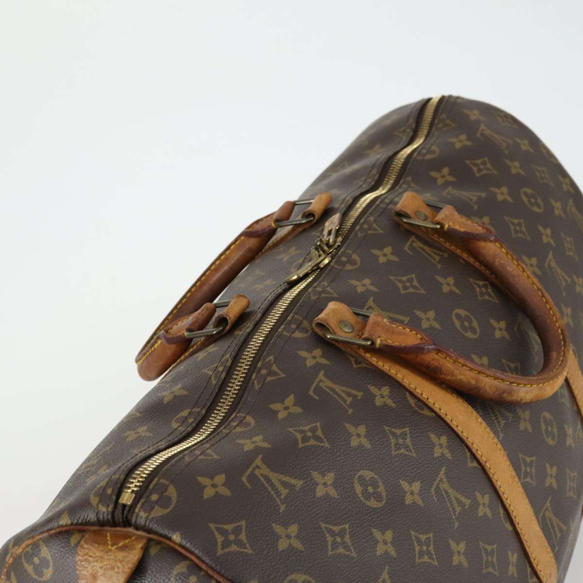 LOUIS VUITTON Monogram Keepall 50 Boston Bag M41426 LV Auth 159393