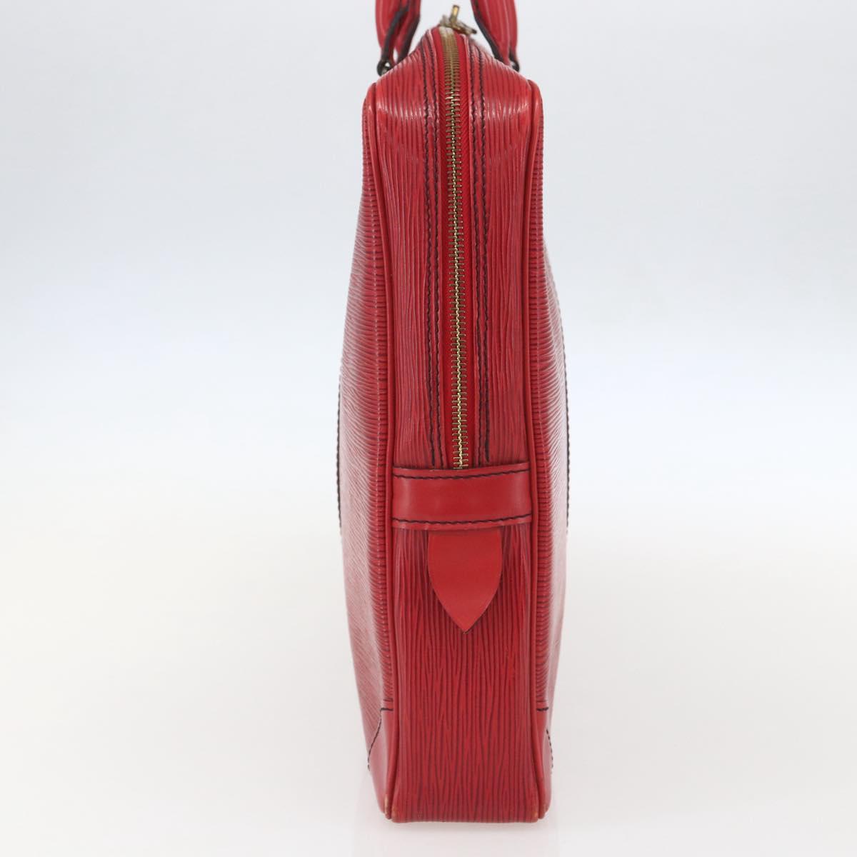 LOUIS VUITTON Epi Porte Documents Voyage Business Bag Red M54477 LV Auth 159411