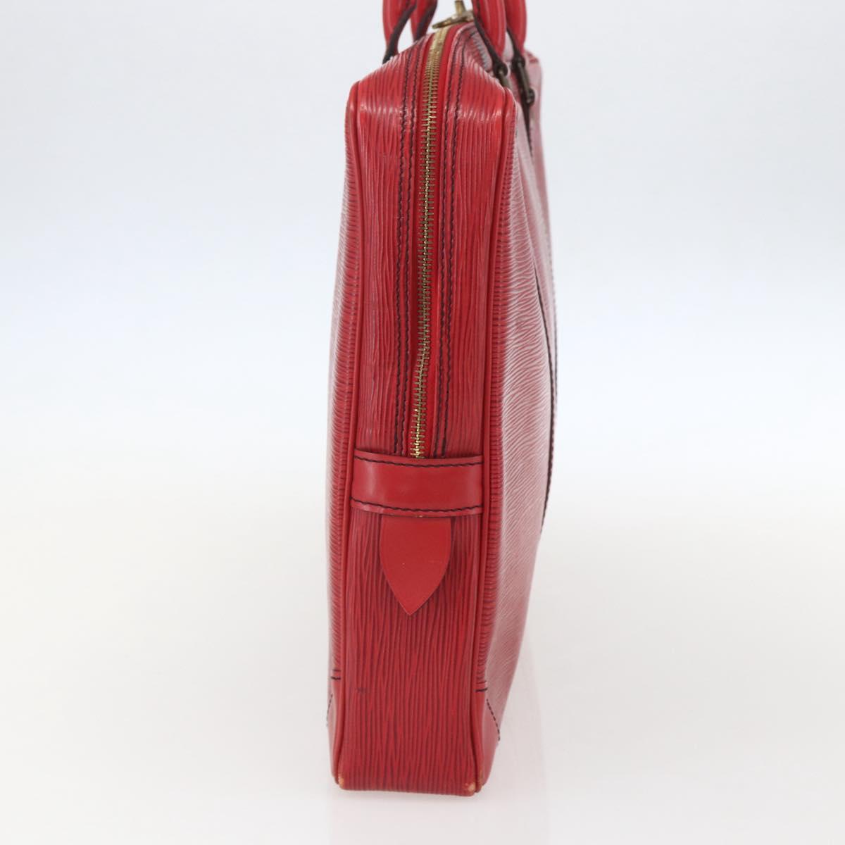 LOUIS VUITTON Epi Porte Documents Voyage Business Bag Red M54477 LV Auth 159411