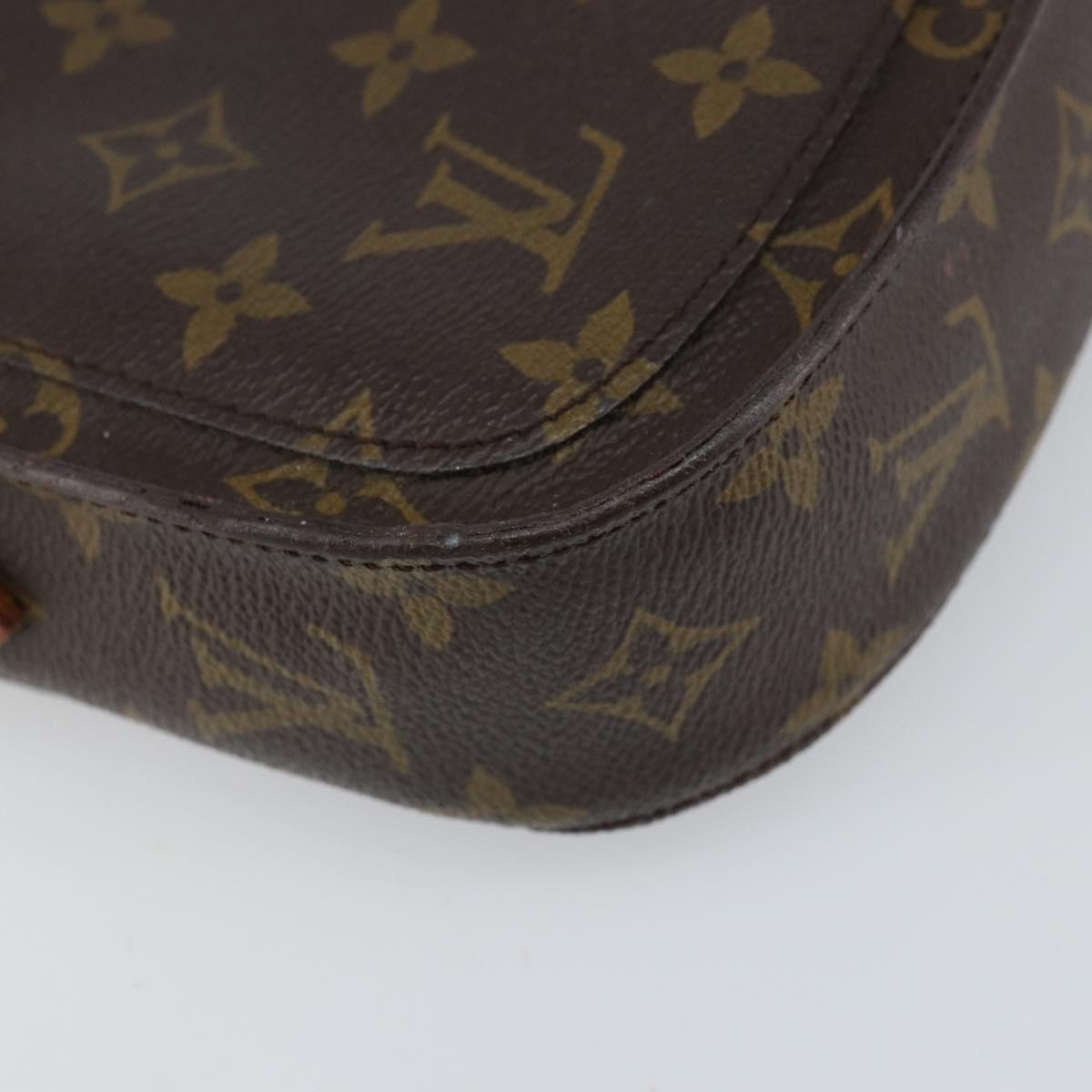 LOUIS VUITTON Monogram Saint Cloud PM Shoulder Bag M51244 LV Auth 159413