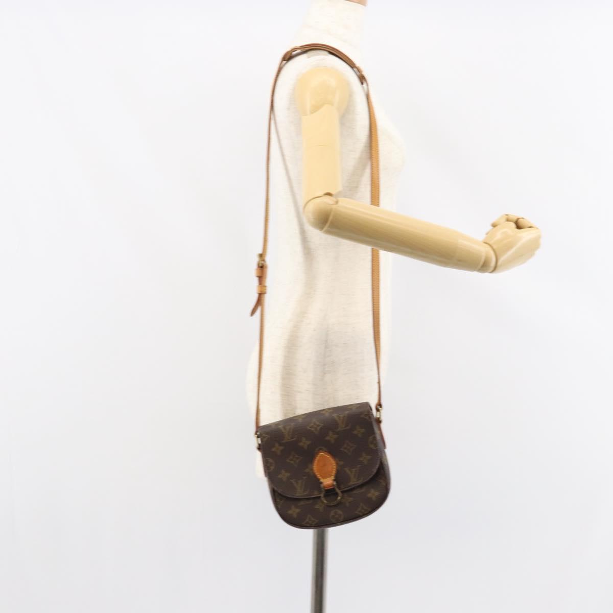 LOUIS VUITTON Monogram Saint Cloud PM Shoulder Bag M51244 LV Auth 159413