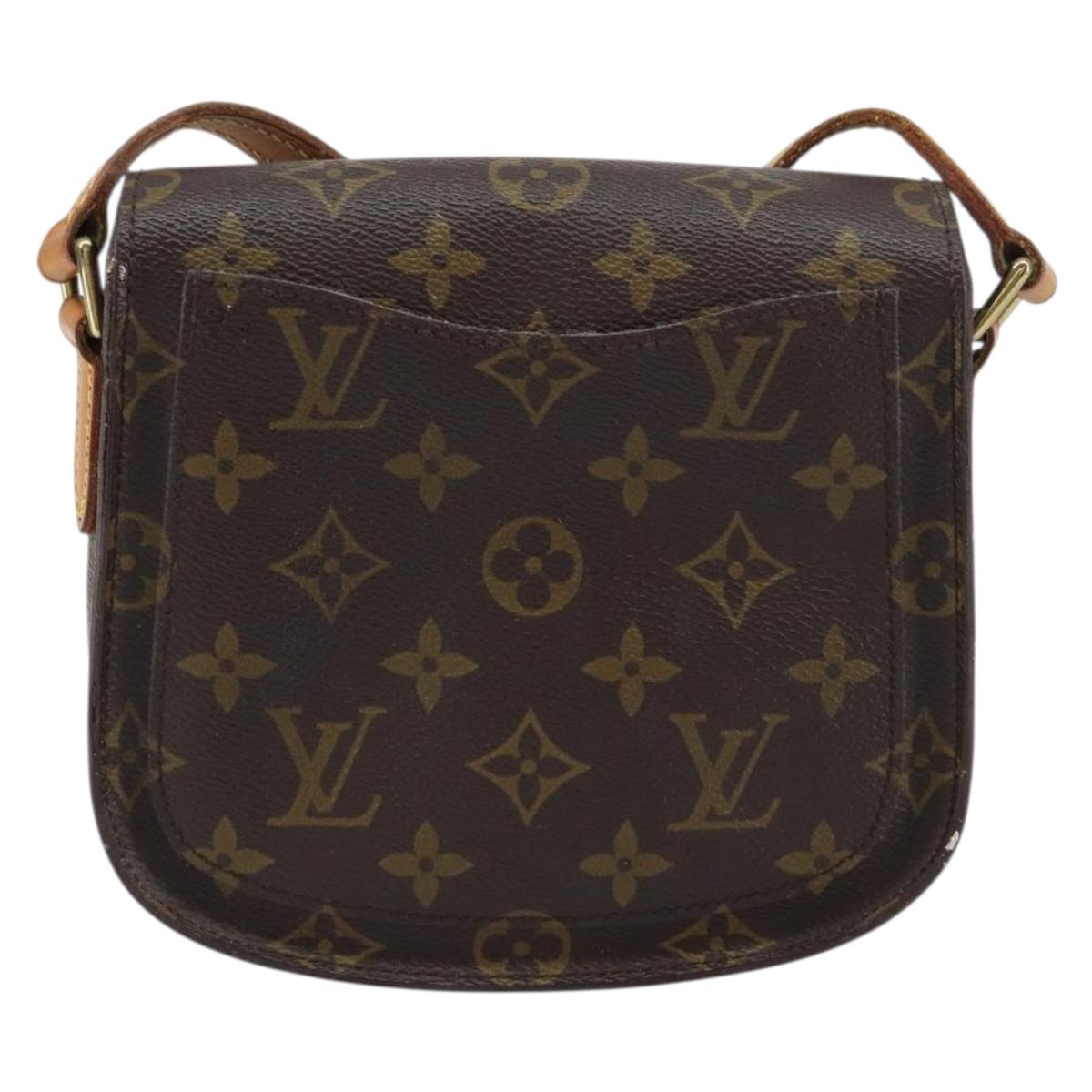 LOUIS VUITTON Monogram Saint Cloud PM Shoulder Bag M51244 LV Auth 159413