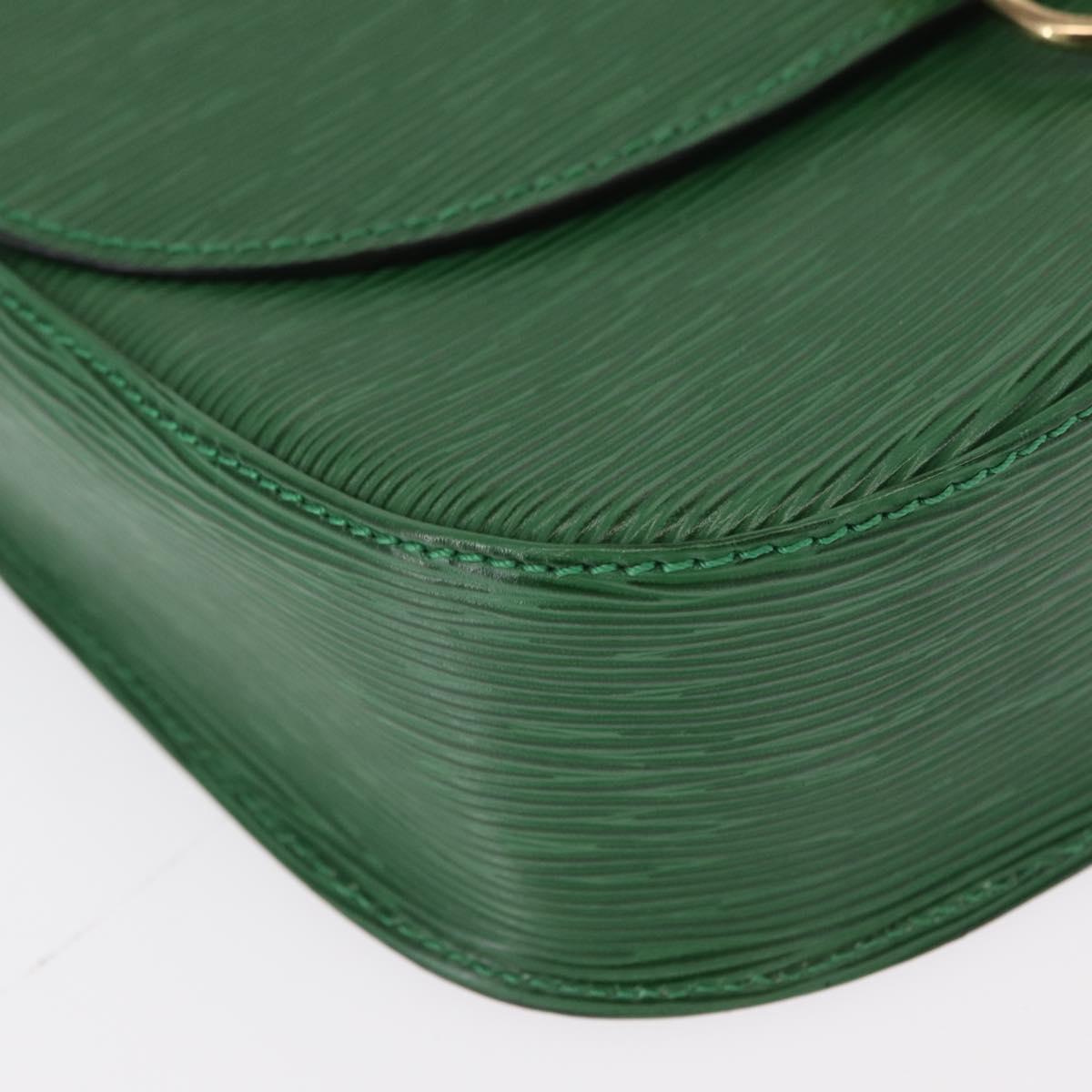 LOUIS VUITTON Epi Saint Cloud GM Shoulder Bag Green M52194 LV Auth 159422
