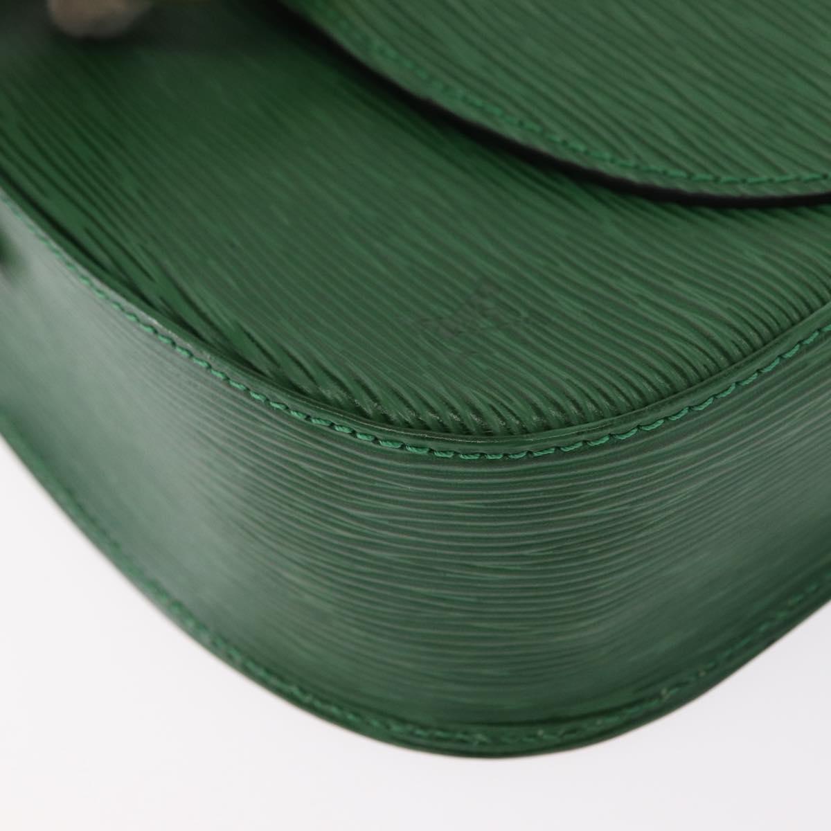 LOUIS VUITTON Epi Saint Cloud GM Shoulder Bag Green M52194 LV Auth 159422
