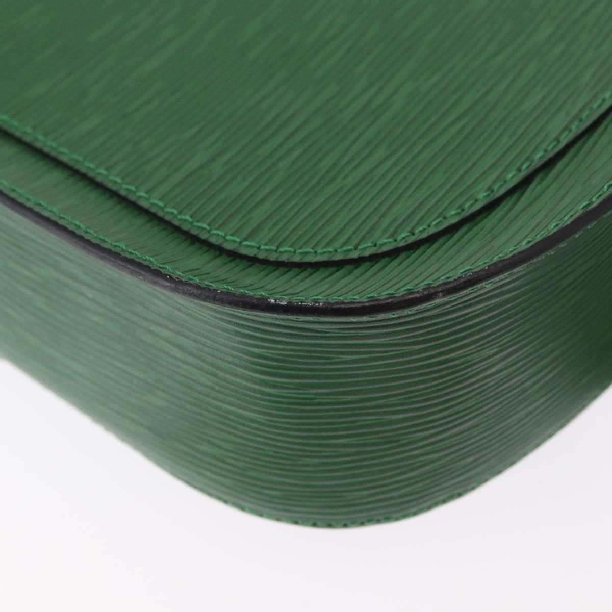 LOUIS VUITTON Epi Saint Cloud GM Shoulder Bag Green M52194 LV Auth 159422