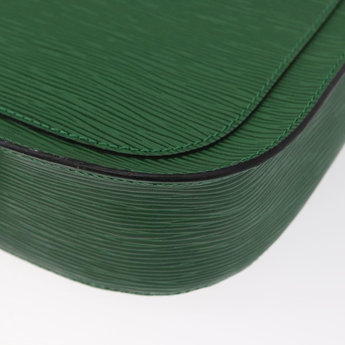LOUIS VUITTON Epi Saint Cloud GM Shoulder Bag Green M52194 LV Auth 159422