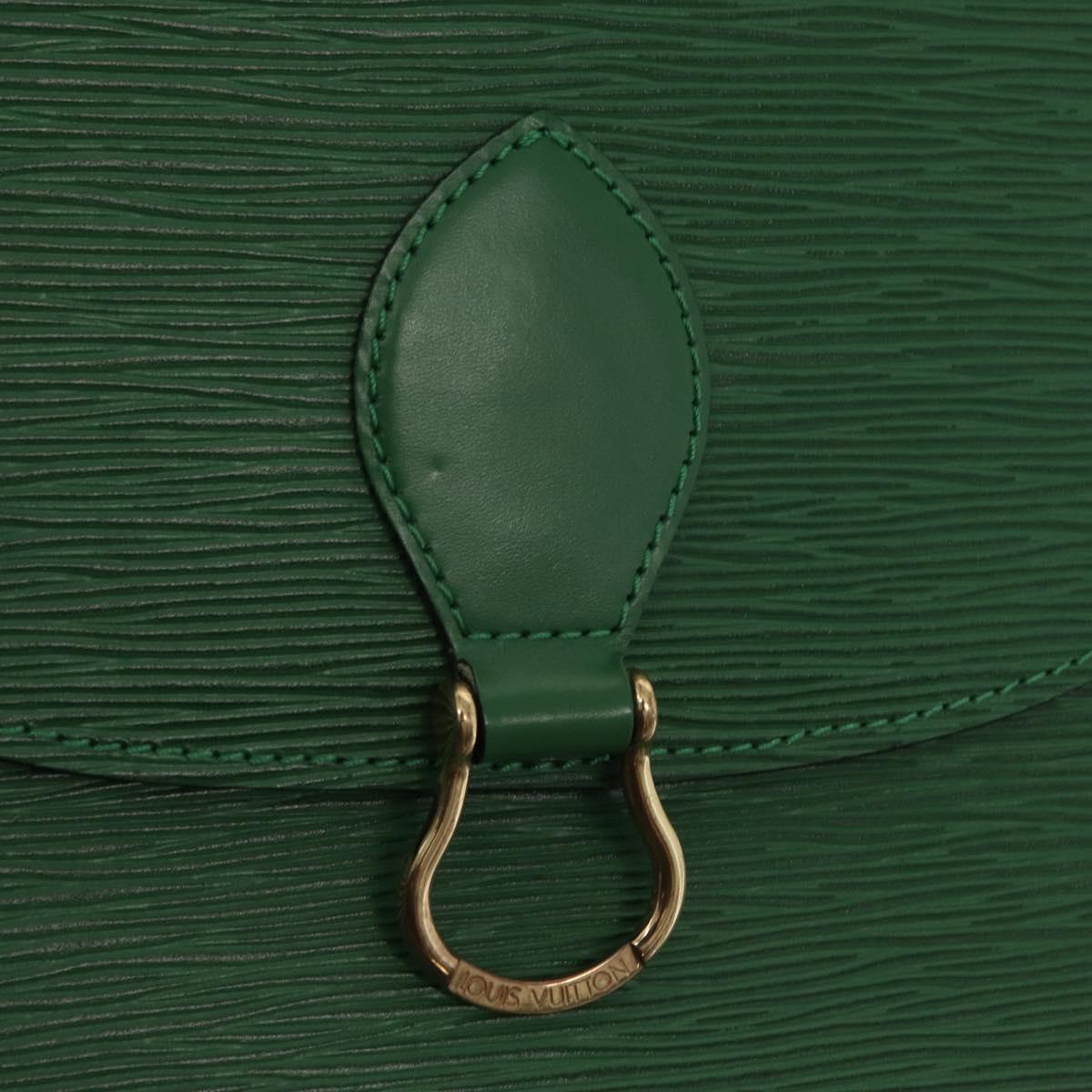 LOUIS VUITTON Epi Saint Cloud GM Shoulder Bag Green M52194 LV Auth 159422