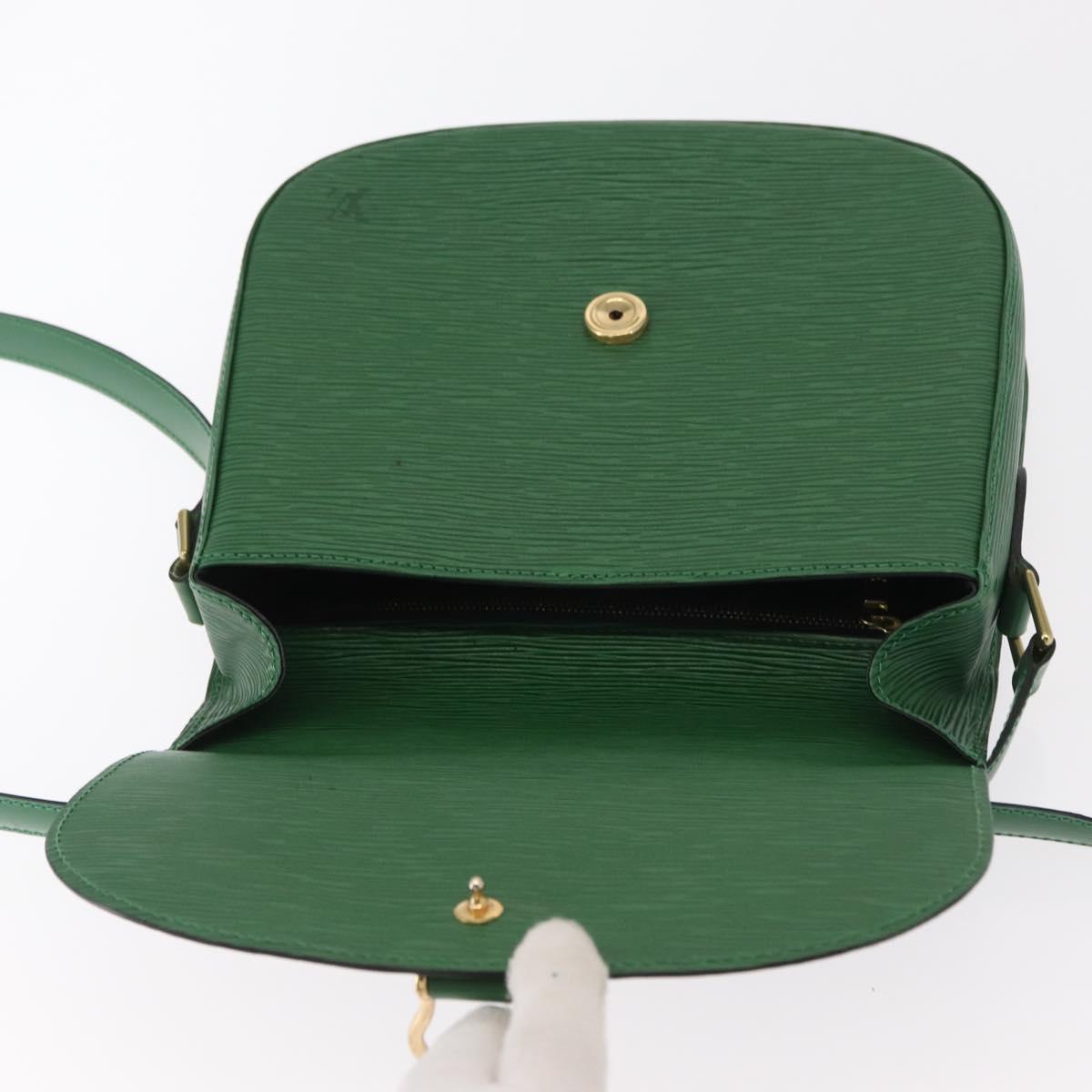 LOUIS VUITTON Epi Saint Cloud GM Shoulder Bag Green M52194 LV Auth 159422
