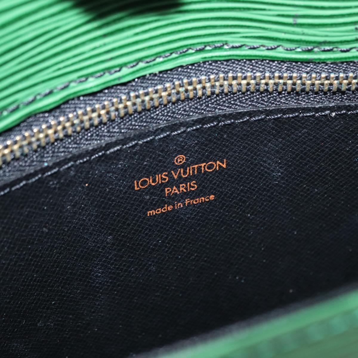 LOUIS VUITTON Epi Saint Cloud GM Shoulder Bag Green M52194 LV Auth 159422
