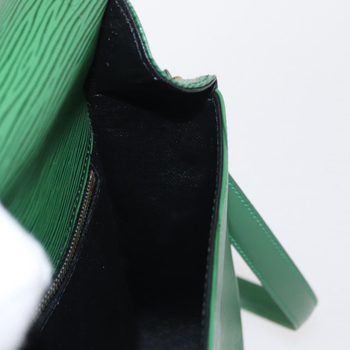 LOUIS VUITTON Epi Saint Cloud GM Shoulder Bag Green M52194 LV Auth 159422