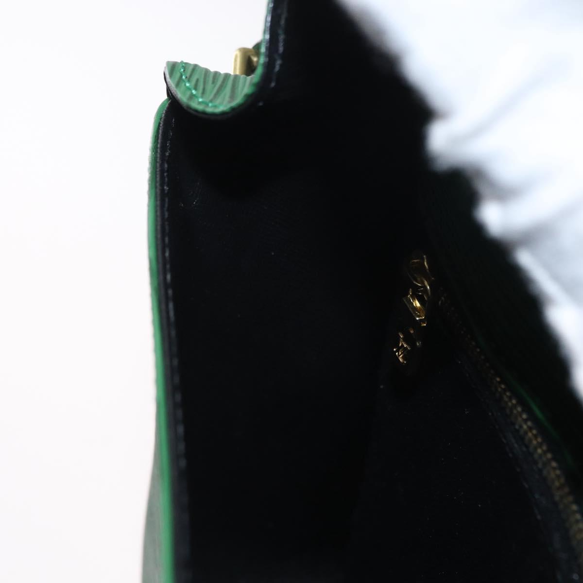 LOUIS VUITTON Epi Saint Cloud GM Shoulder Bag Green M52194 LV Auth 159422