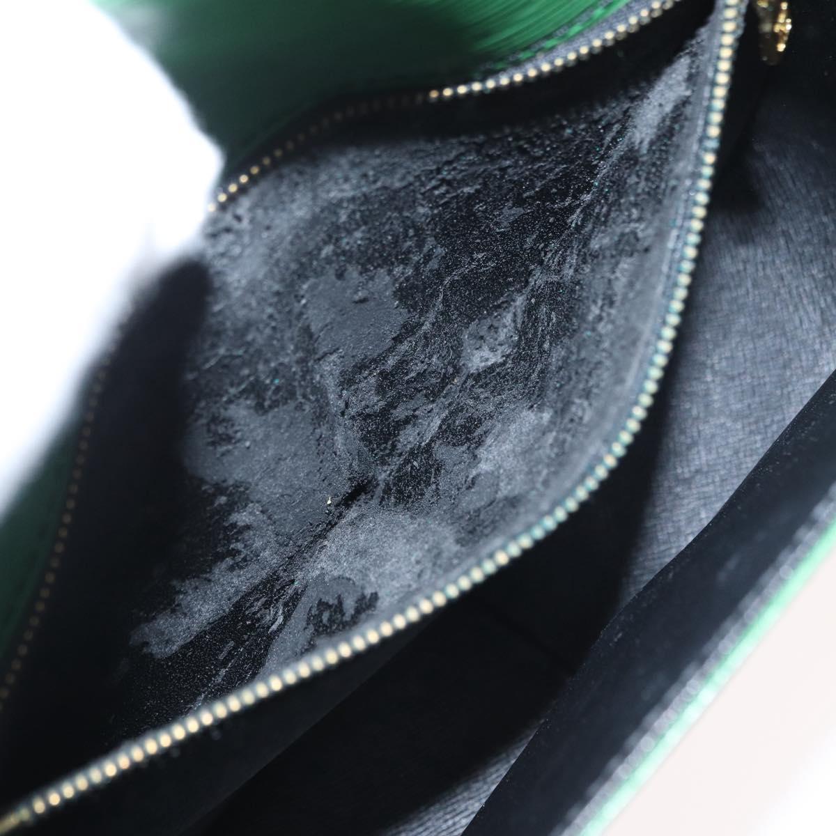 LOUIS VUITTON Epi Saint Cloud GM Shoulder Bag Green M52194 LV Auth 159422