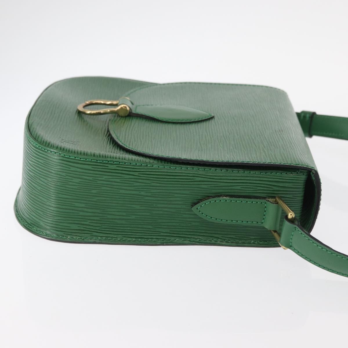 LOUIS VUITTON Epi Saint Cloud GM Shoulder Bag Green M52194 LV Auth 159422