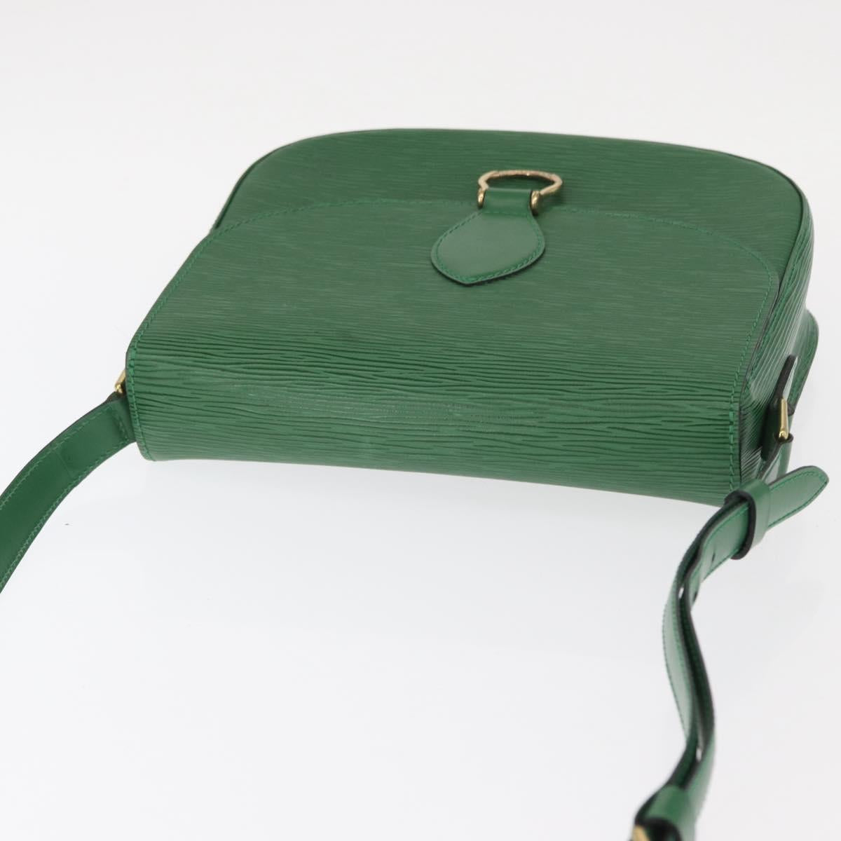 LOUIS VUITTON Epi Saint Cloud GM Shoulder Bag Green M52194 LV Auth 159422