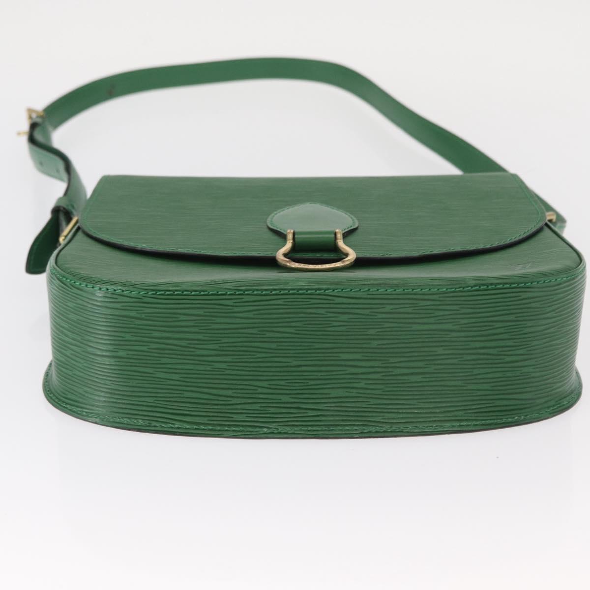 LOUIS VUITTON Epi Saint Cloud GM Shoulder Bag Green M52194 LV Auth 159422
