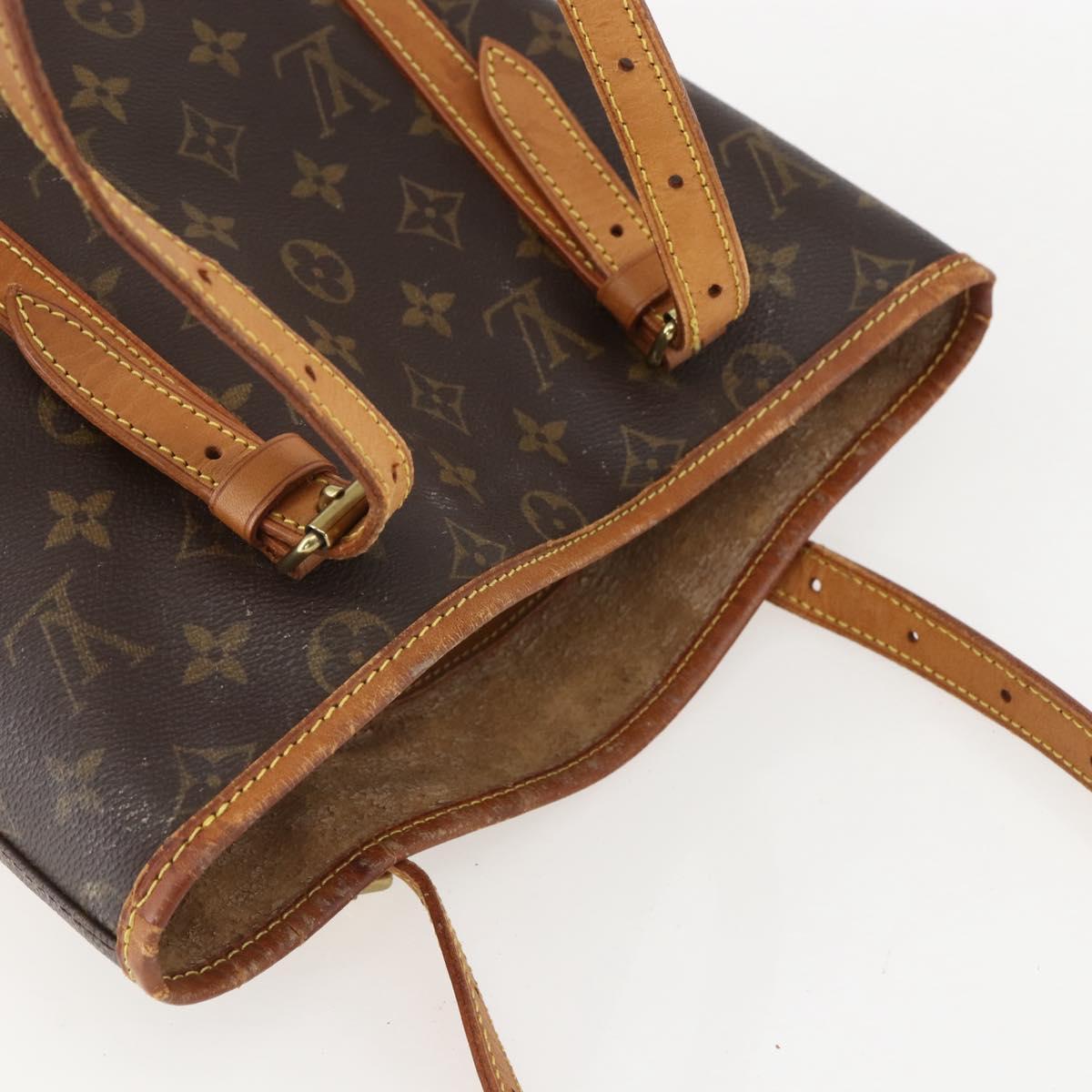 LOUIS VUITTON Monogram Bucket GM Shoulder Bag M42236 LV Auth 159427