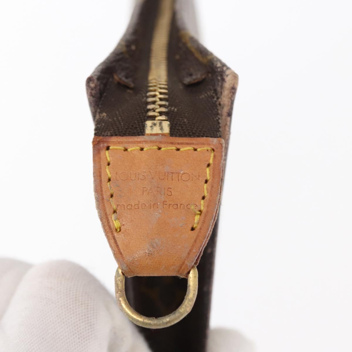 LOUIS VUITTON Monogram Bucket GM Accessory Pouch LV Auth 159428